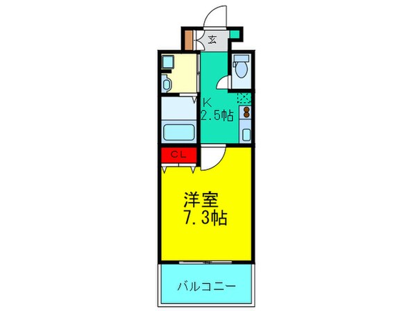 エス・キュート城東中央の物件間取画像